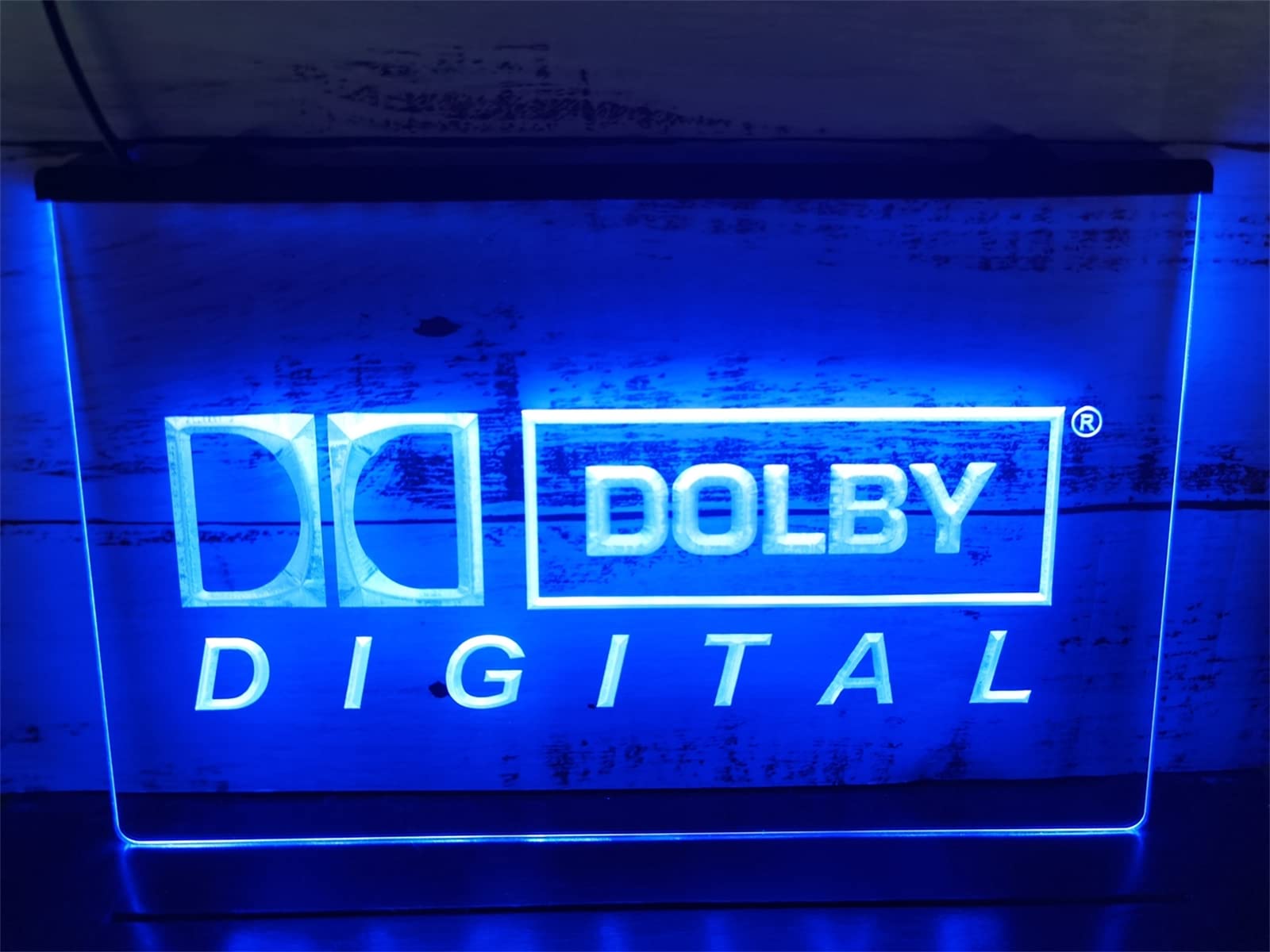DTS デジタルサラウンド ネオンサイン デジタルプレート ネオン管 DTS デジタルサラウンド ネオンサイン デジタルプレート ネオン管